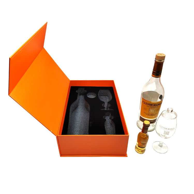 Luxurious Commemorative Package For Whisky And Cup Gift Box