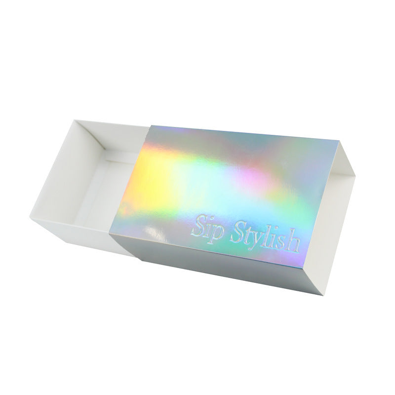 Custom Sliding Slide Cardboard Holographic Drawer Gift Box