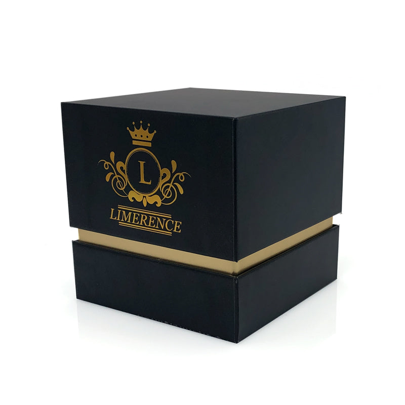 Wholesale luxury Candle Gold Paper Ribbon Gift Box