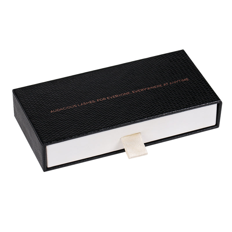 Fashionable False Eyelashes Black Drawer Box
