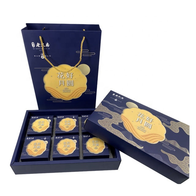 Chinese Festival Customized Logo Moon cake Gift Box