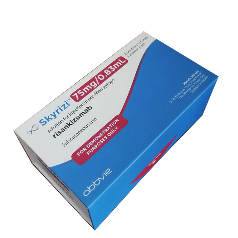 Custom Skin Care Box Balancing Lotion Syringe Gift Box