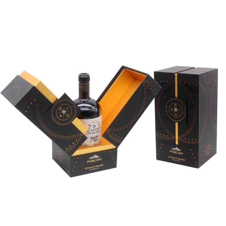 Customized Luxury High-end Single General Style Wine Paper Gift Gox
