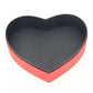Red Heart Shaped Lid-off Rigid Love Box