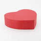 Red Heart Shaped Lid-off Rigid Love Box
