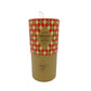 Custom Cylinder Christmas Packaging Golden Gift Box
